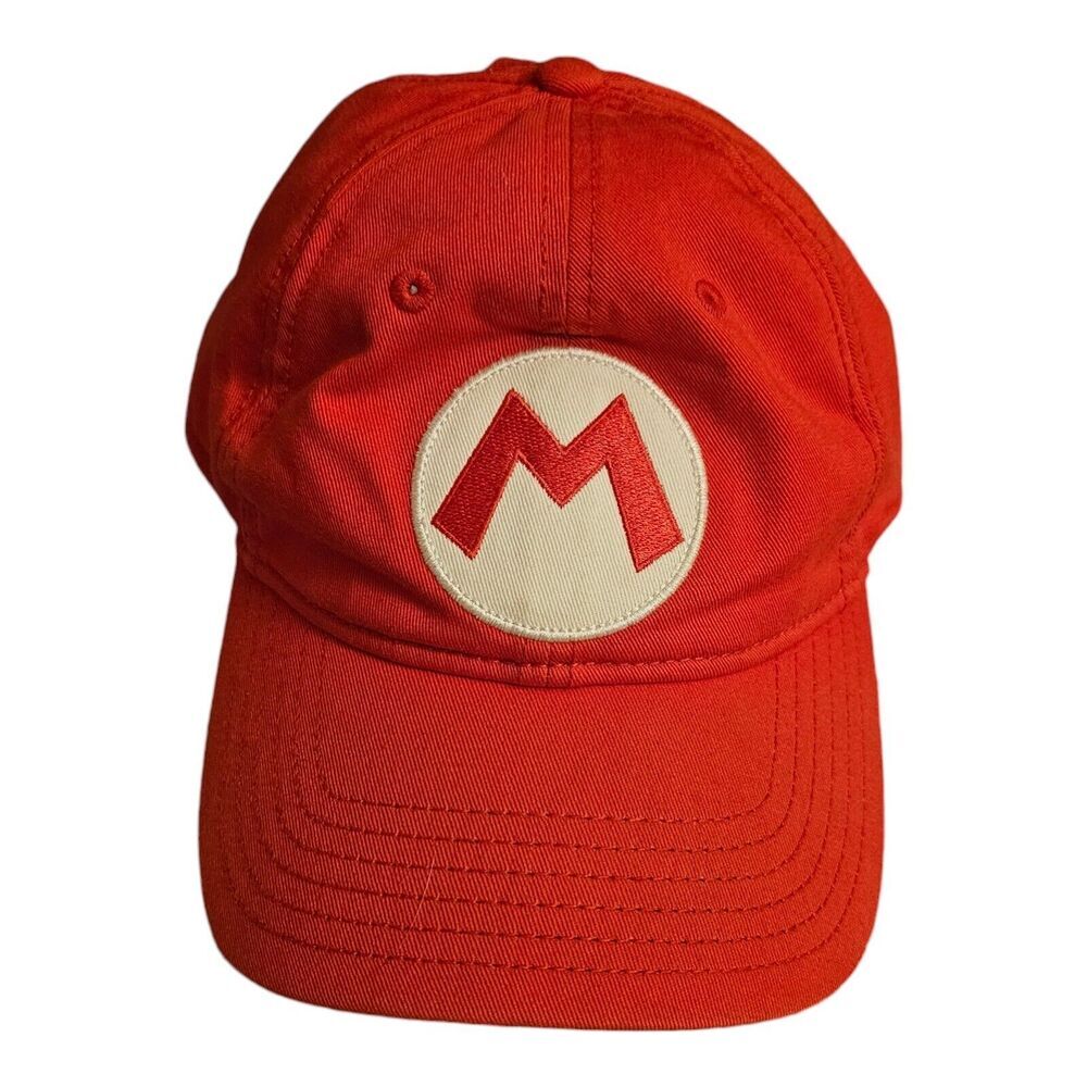 Nintendo Super Mario Red Snapback Hat One Size, Sportige Official